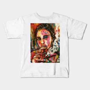 Taking a smokey break Kids T-Shirt